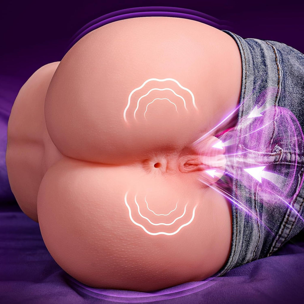 TitanCurve 15LB Realistic Butt Masturbator Suction Vibration