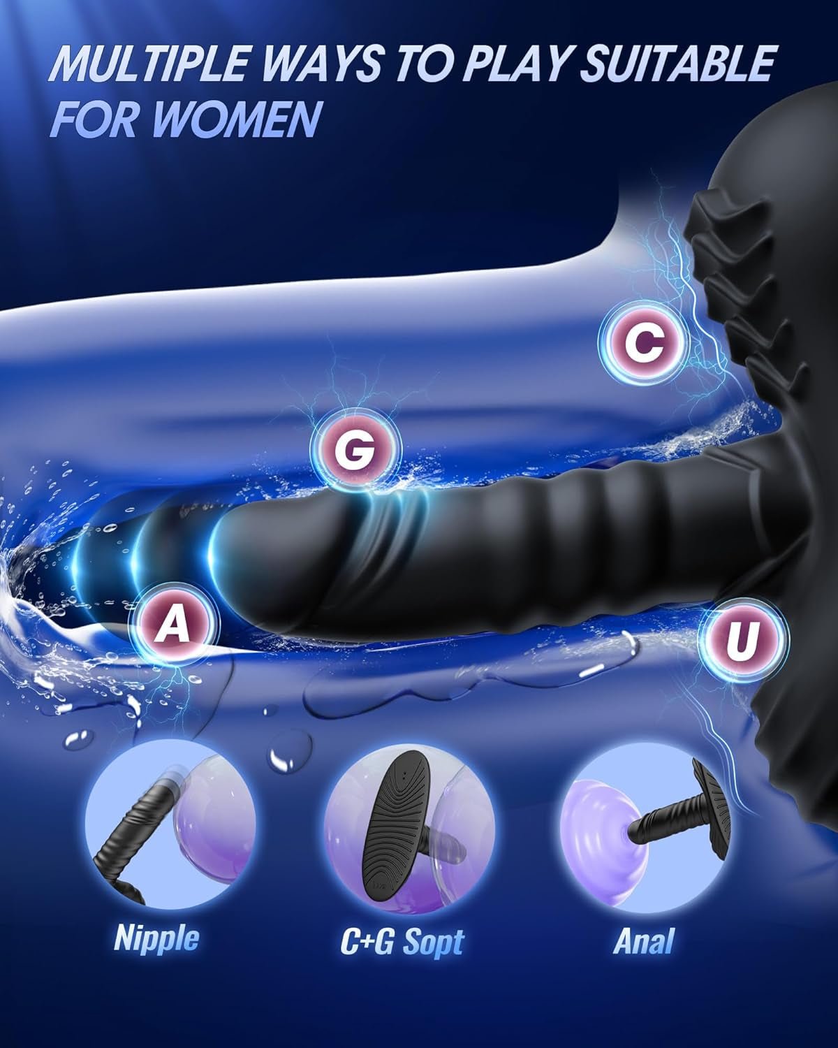 GravionX AI Prostate Massager Thrusting Vibrator App