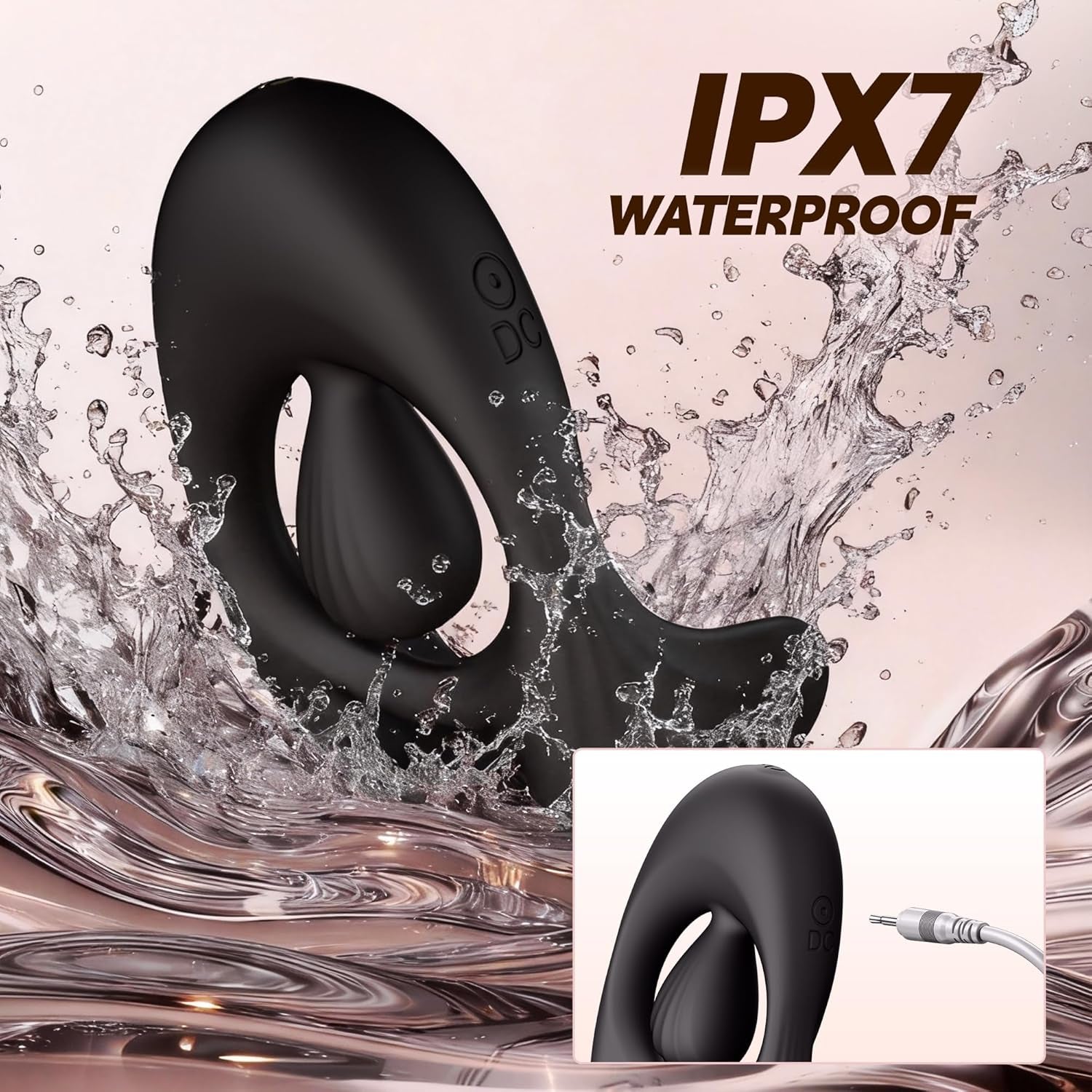 TriZone 3 Motor Cock Ring Clit Testicle Stimulator Remote