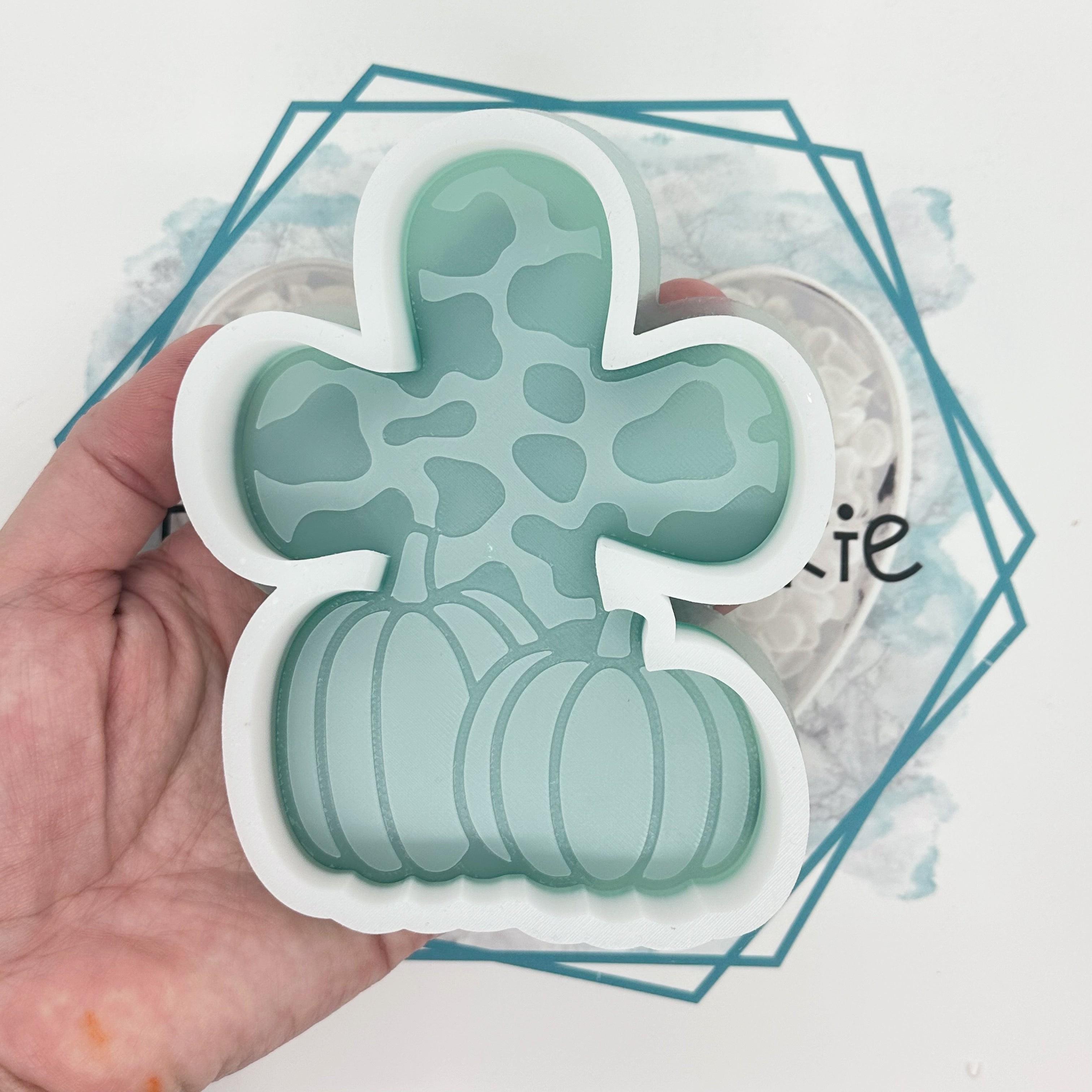 Pumpkin Cross Freshie Mold