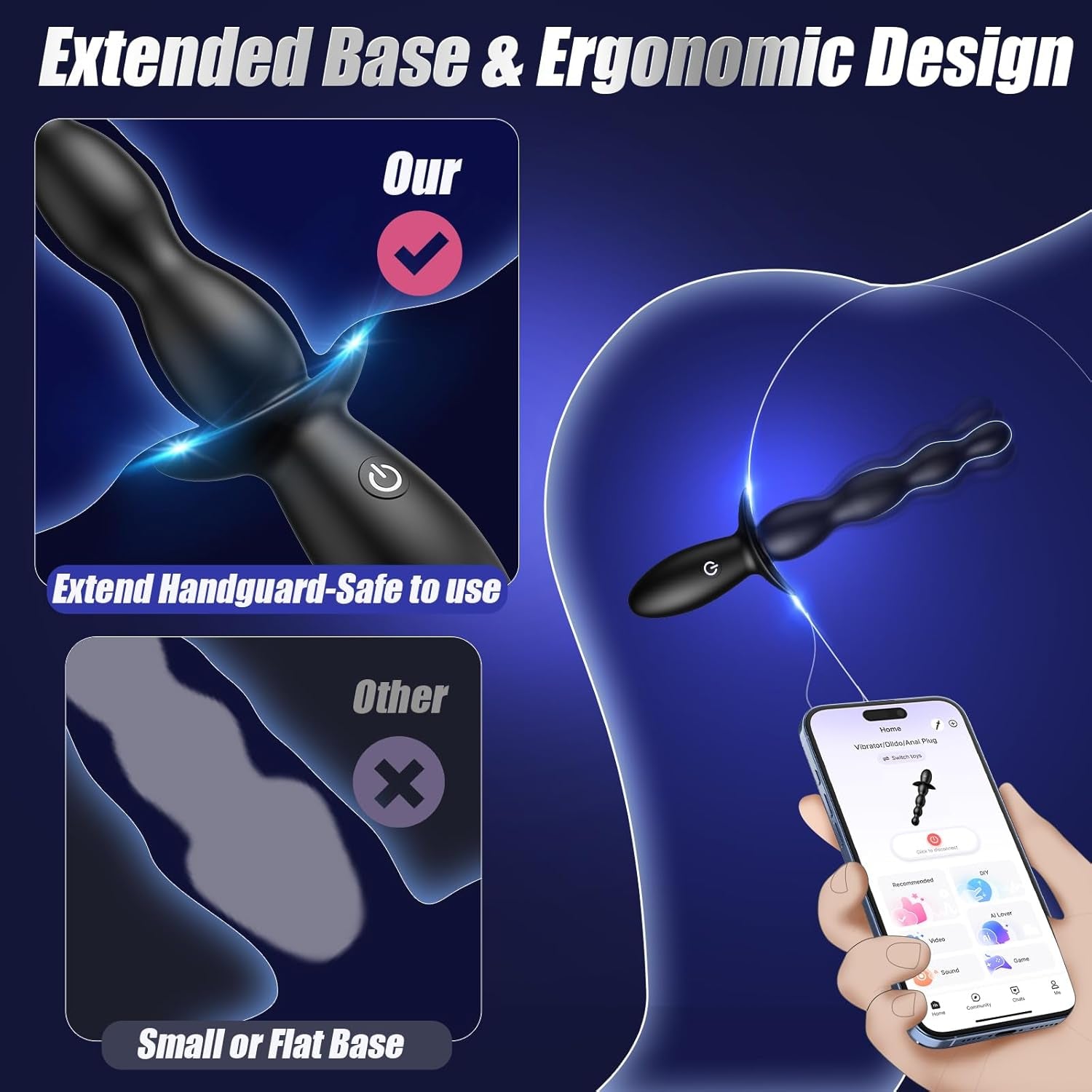 CoreWave App-Controlled Anal Beads Prostate Vibrator