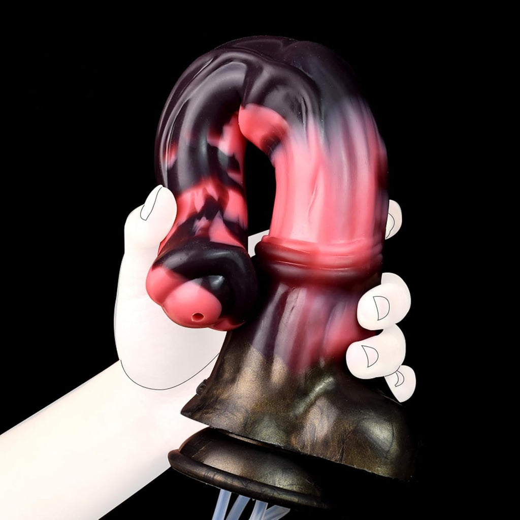 TitanMix 12” Fantasy Ejaculating Dildo Thick Silicone Suction Cup
