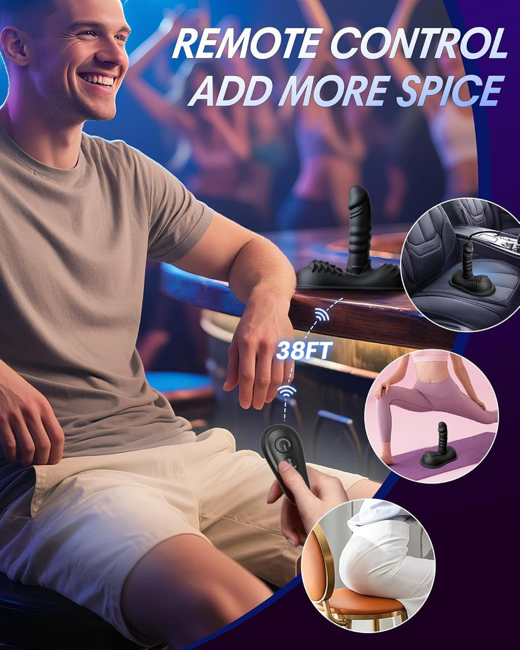 GravionX AI Prostate Massager Thrusting Vibrator App