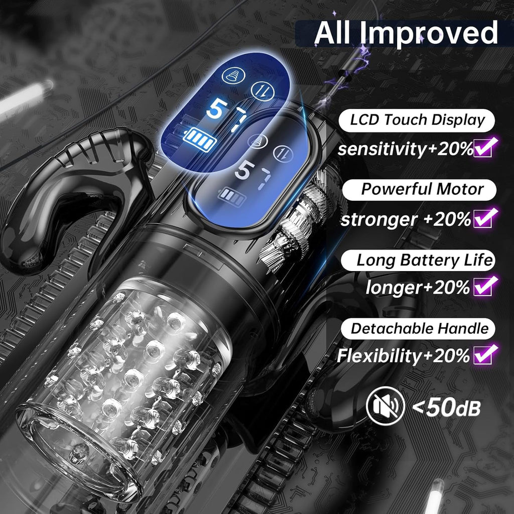 ThryveX AI Male Masturbator Thrust Rotation Suction App