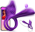 FoxSync Vibrating Cock Ring G-Spot Clit Stimulator App