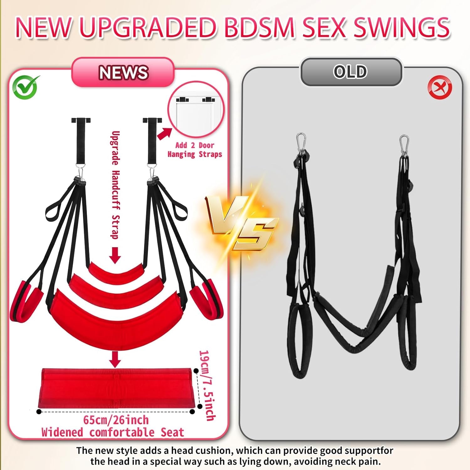 ShadowLift Adjustable BDSM Door Swing for Couples