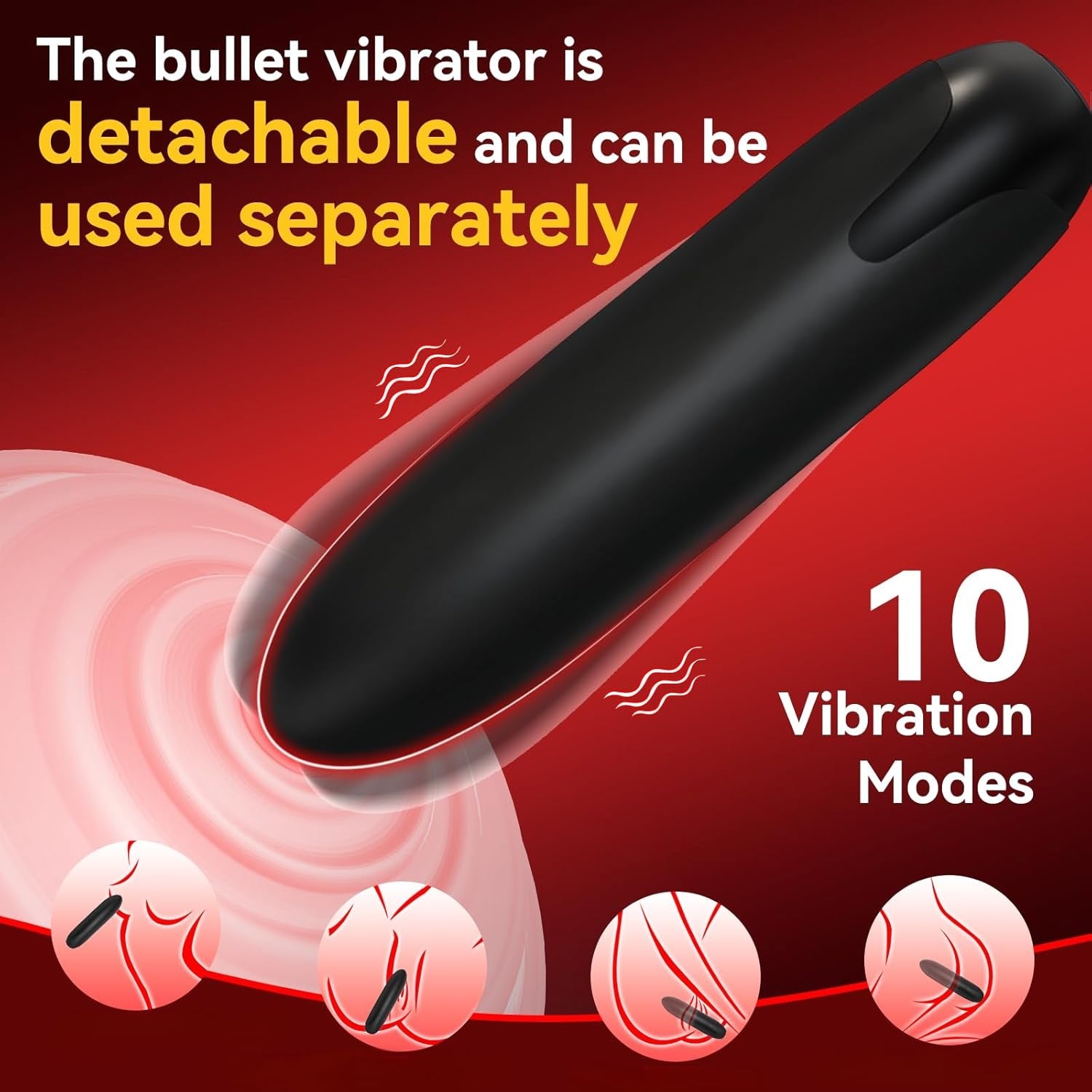 RoseCoreX Vibrating Cock Ring Bullet Rose Clit Stimulator