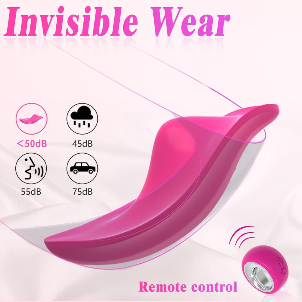 RoseWhisper Wearable Panty Vibrator Remote 12 Modes