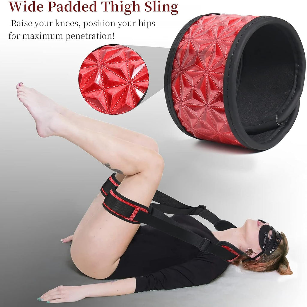 FlexLift Neck to Thigh Sling BDSM Strap Kit