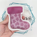 Cow Print Stocking Freshie Mold