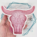 8 Ball Flame Aztec Bull Freshie Mold