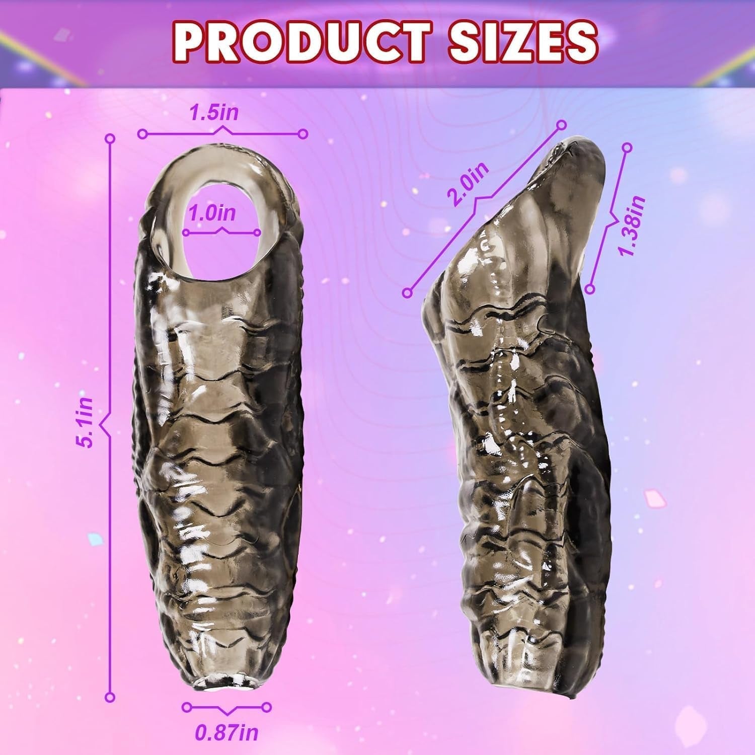 MythriX Monster Penis Sleeve 3 Texture Silicone Extender