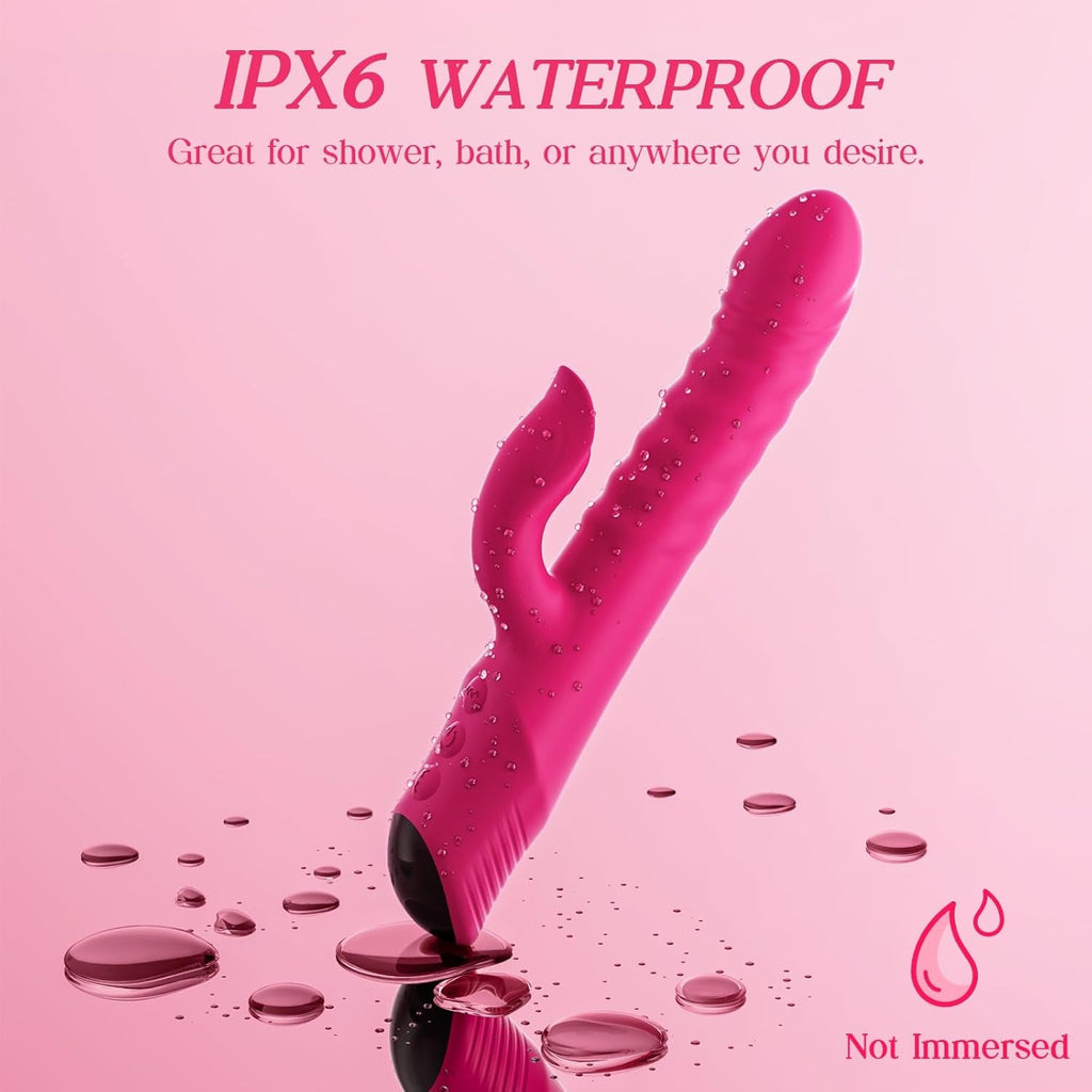 CeraThrust Rabbit Vibrator 7 Thrust 7 Modes Waterproof