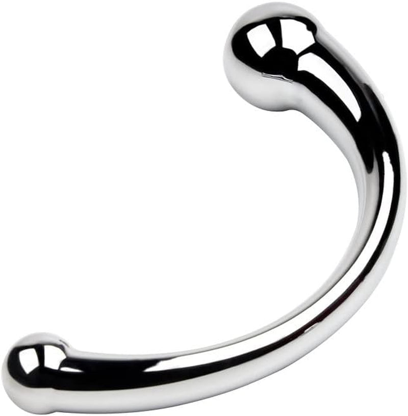 SteelCurve Metal Double-Ended G-Spot Prostate Massager Wand