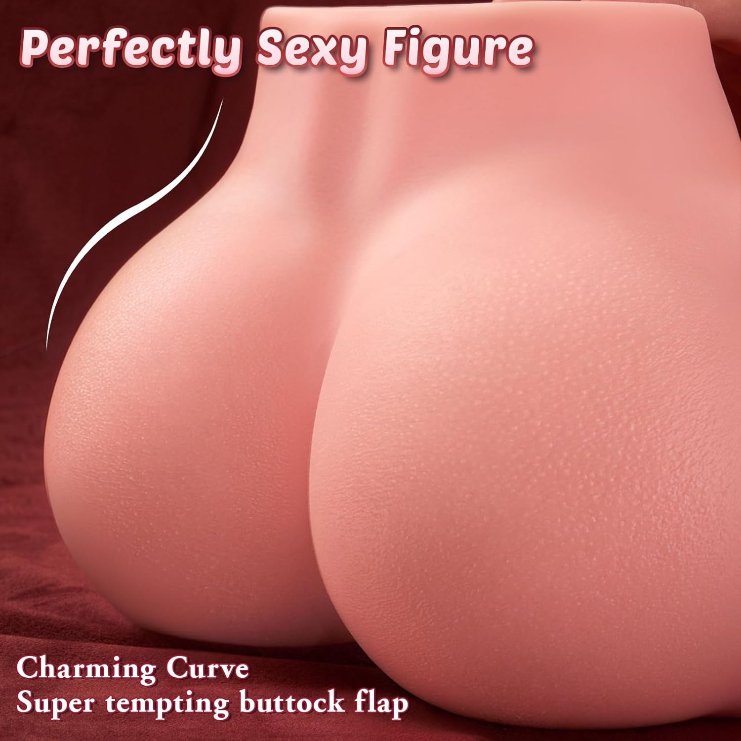 GripCoreX Dual Channel Sex Doll Stroker with Support Ring