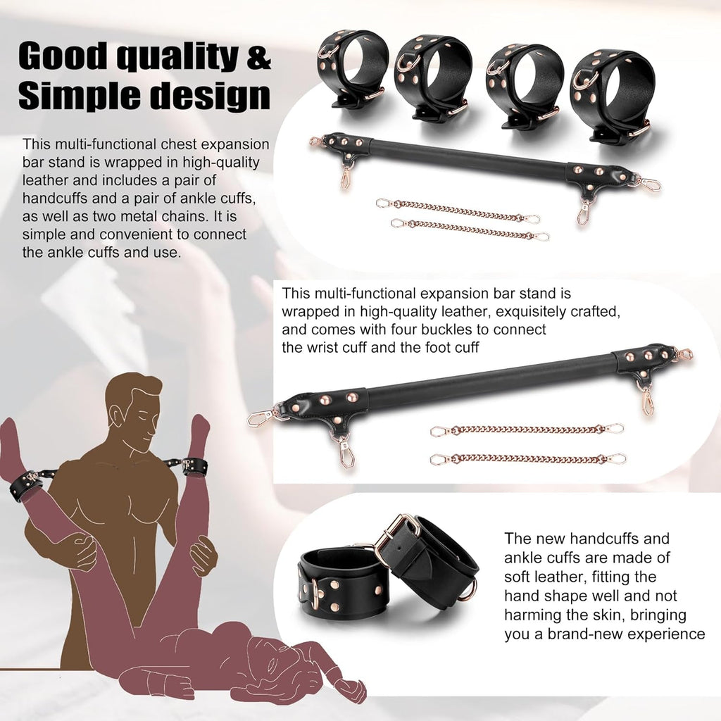 ChainFlex Adjustable Spreader Bar BDSM Kit