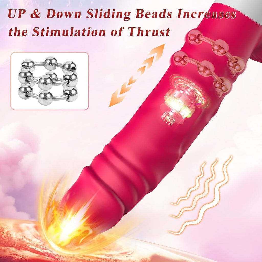 GlideCore 2-in-1 Thrusting Dildo Sex Machine