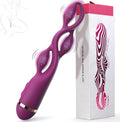 TriCurve Triple Stimulation G-Spot Wand Vibrator 10 Modes