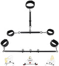 SteelLeather PU Leather Spreader Bar BDSM Kit