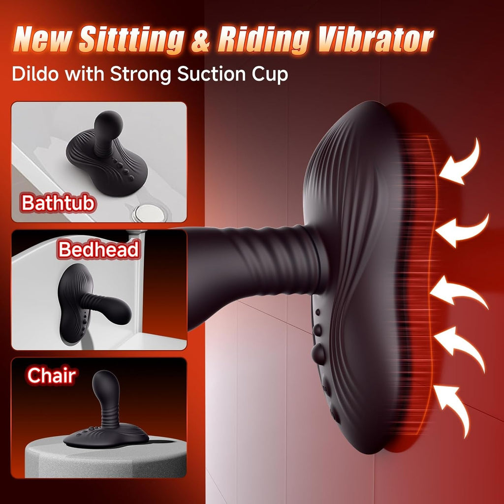RotyX Prostate Massager Rotating Vibrator Ride Plug