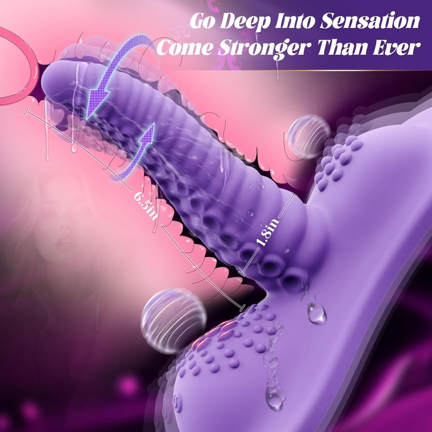 TentacleRide Pro Ride-On Swing Dildo with Remote