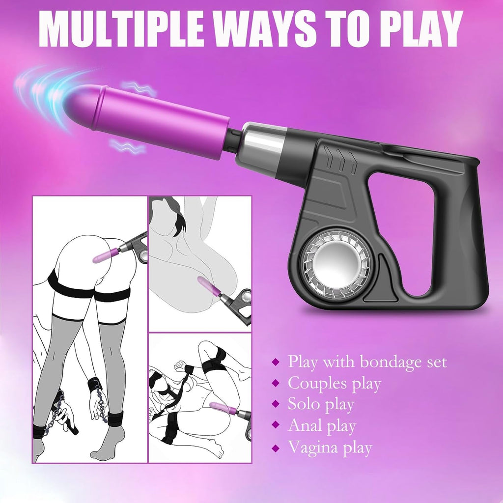PulseHammer Handheld Thrusting Dildo Sex Machine