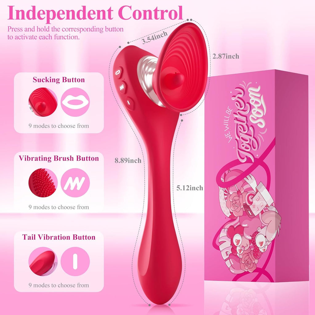 FlexSync App Control Clit Sucker G-Spot Vibrator 3-in-1