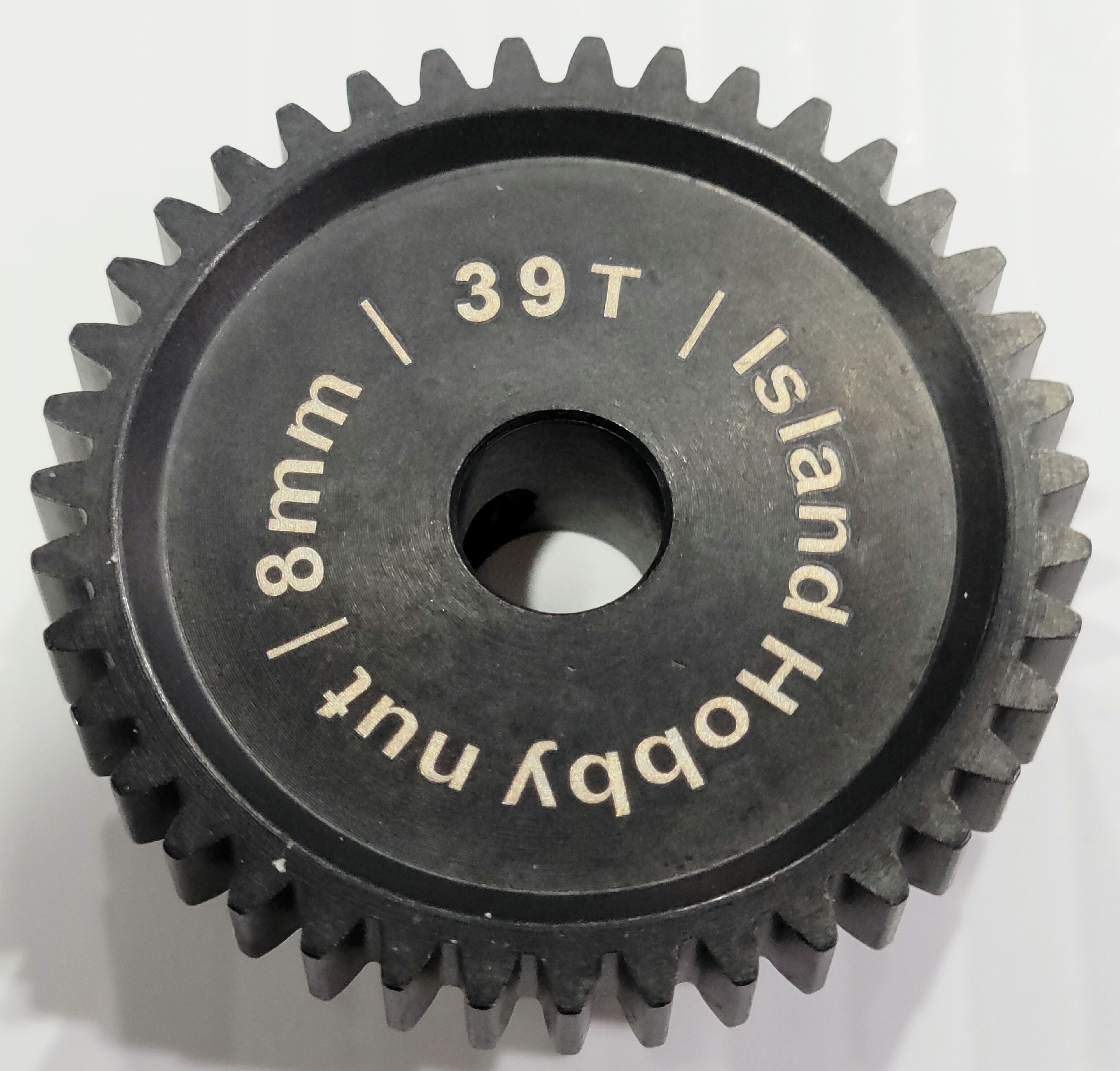 IRonManRc 39T 8MM Mod1 Pinion Gear HARDENED STEEL