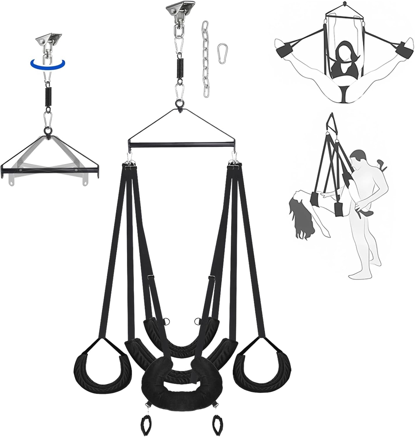 TitanOrbit 360° Ceiling Sex Swing 1000lb