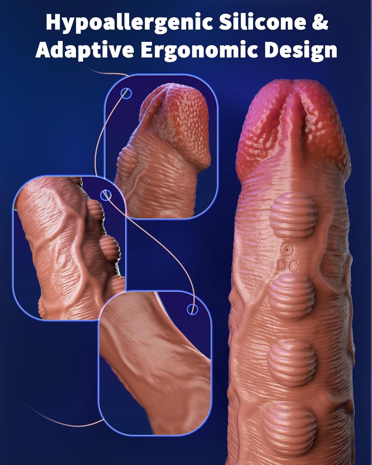 SynexisX App Control Penis Sleeve 10 Modes Silicone Ring