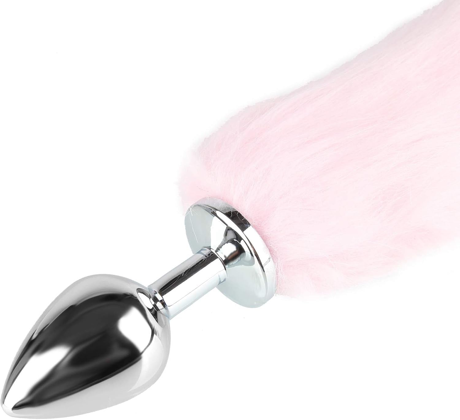 VelvetVixen Fox Tail Butt Plug Pink M