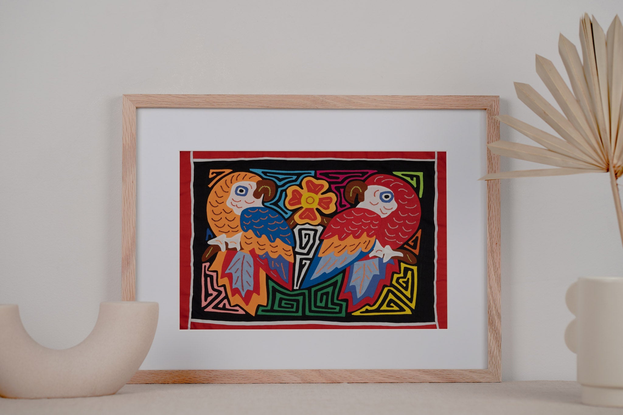 Orange and Red Fantasy Parrot Bird Mola