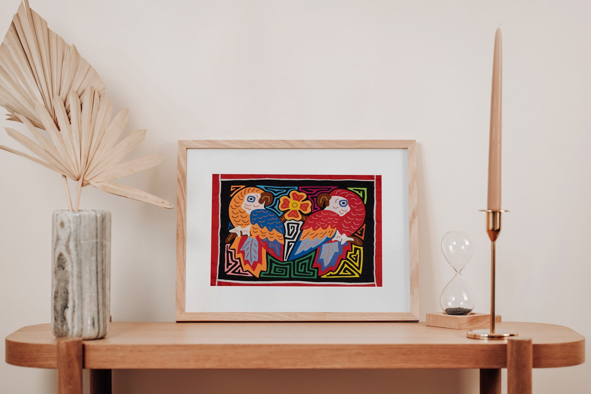 Orange and Red Fantasy Parrot Bird Mola
