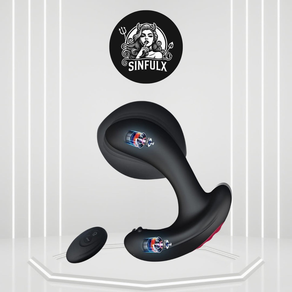 Expandable Inflatable Anal Vibrator