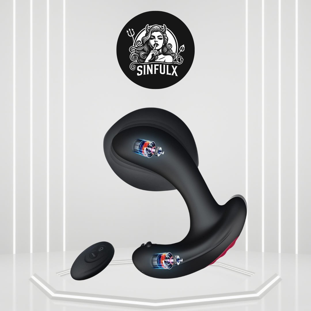 Expandable Inflatable Anal Vibrator