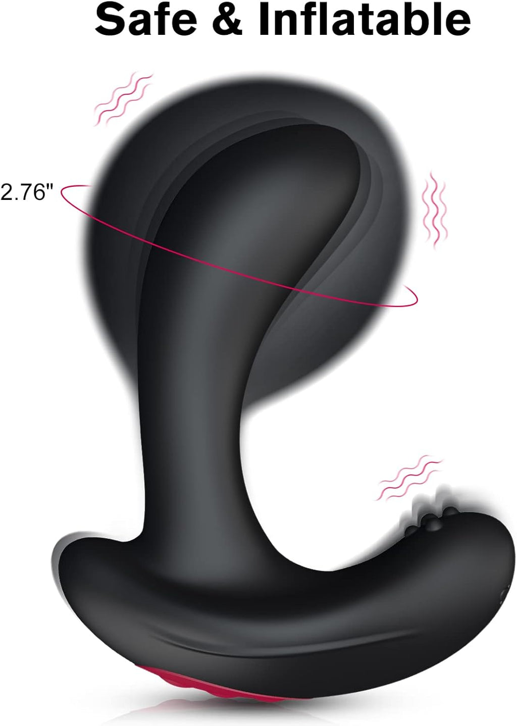 Expandable Inflatable Anal Vibrator