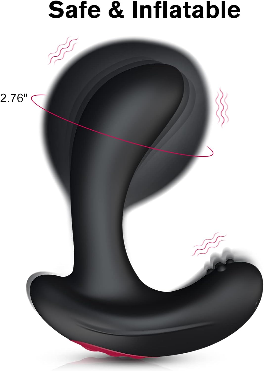 Expandable Inflatable Anal Vibrator