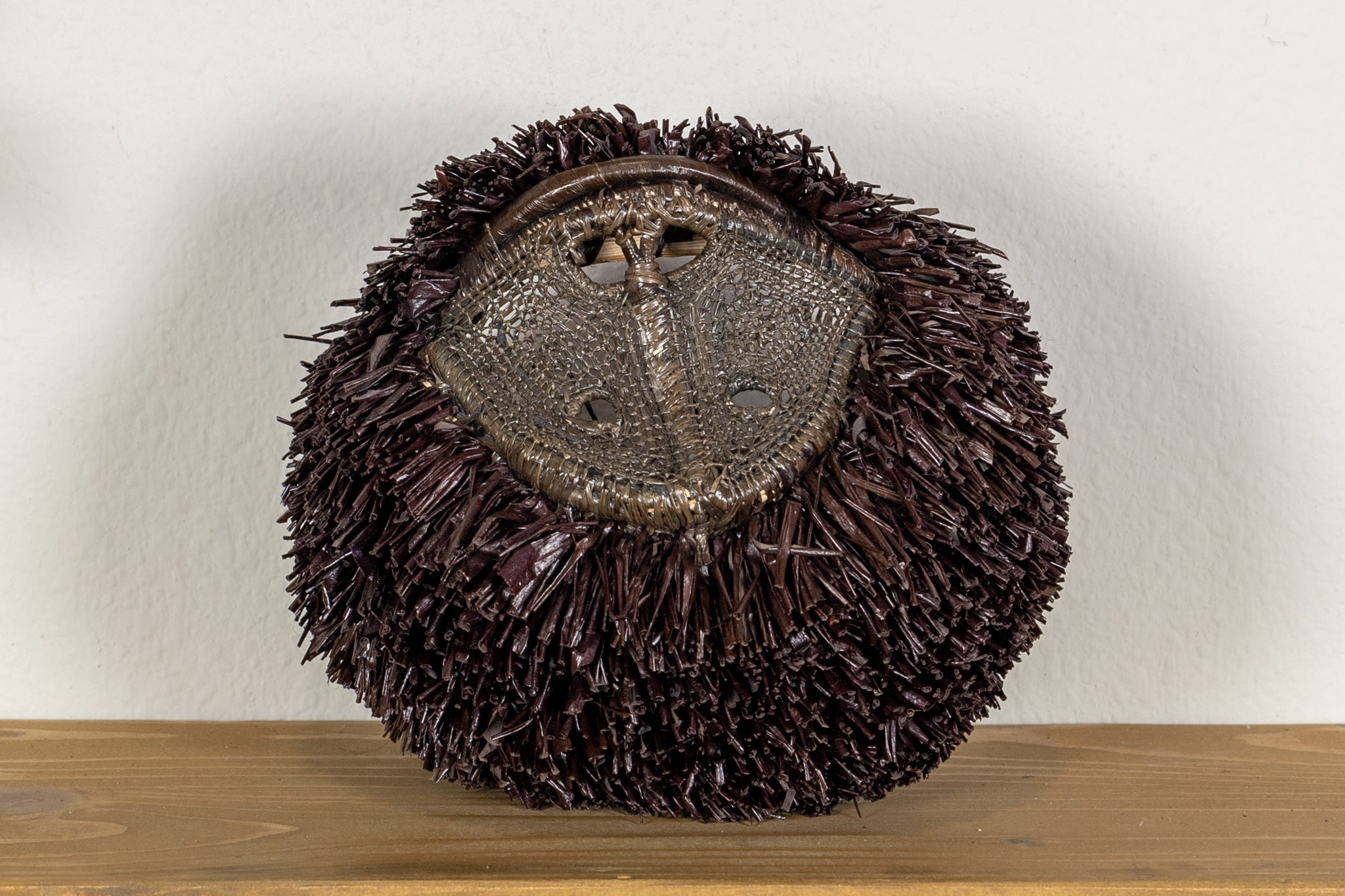 Black Howler Monkey Hand Woven Mask