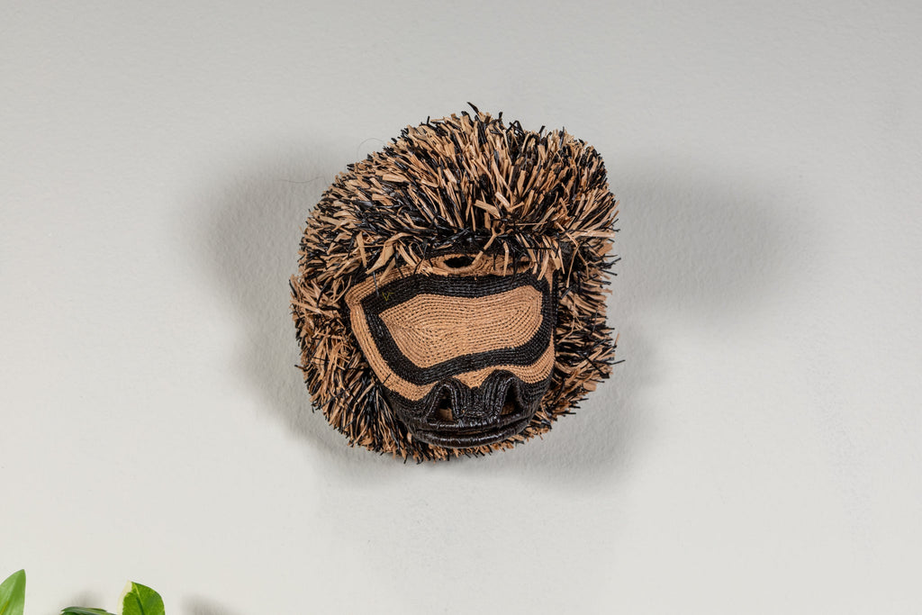 Black and Brown Spider Monkey Mask