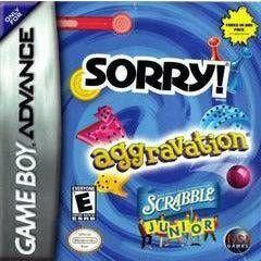 Aggravation / Sorry / Scrabble Jr - GameBoy Advance (SUELTO)