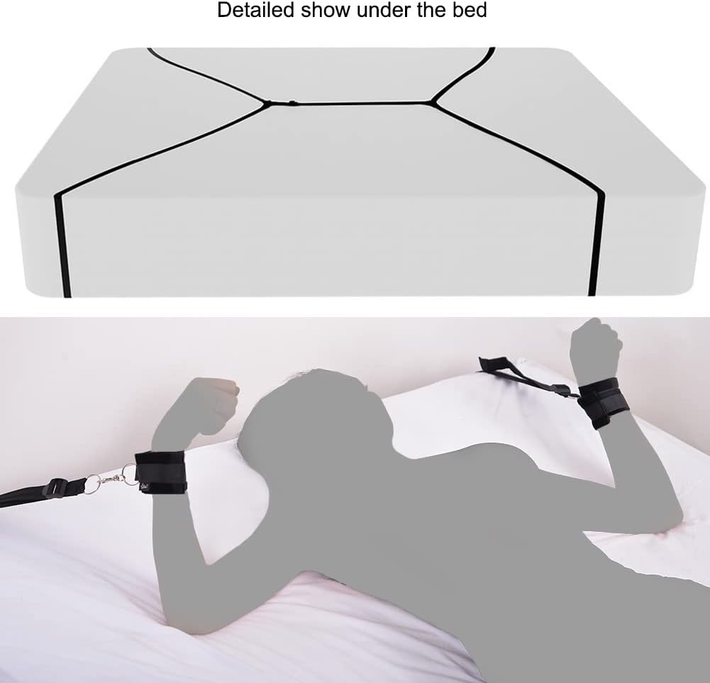 Adjustable BDSM Bed Restraint Kit