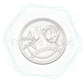 Baseball Smiley Inserts Freshie Mold (ORIGINAL DESIGNER)