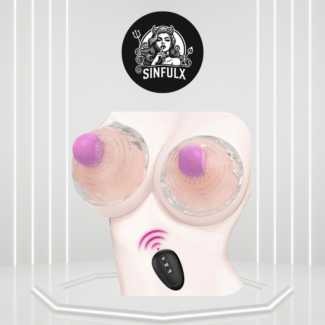 Remote-Controlled Vibration Nipple Teasers
