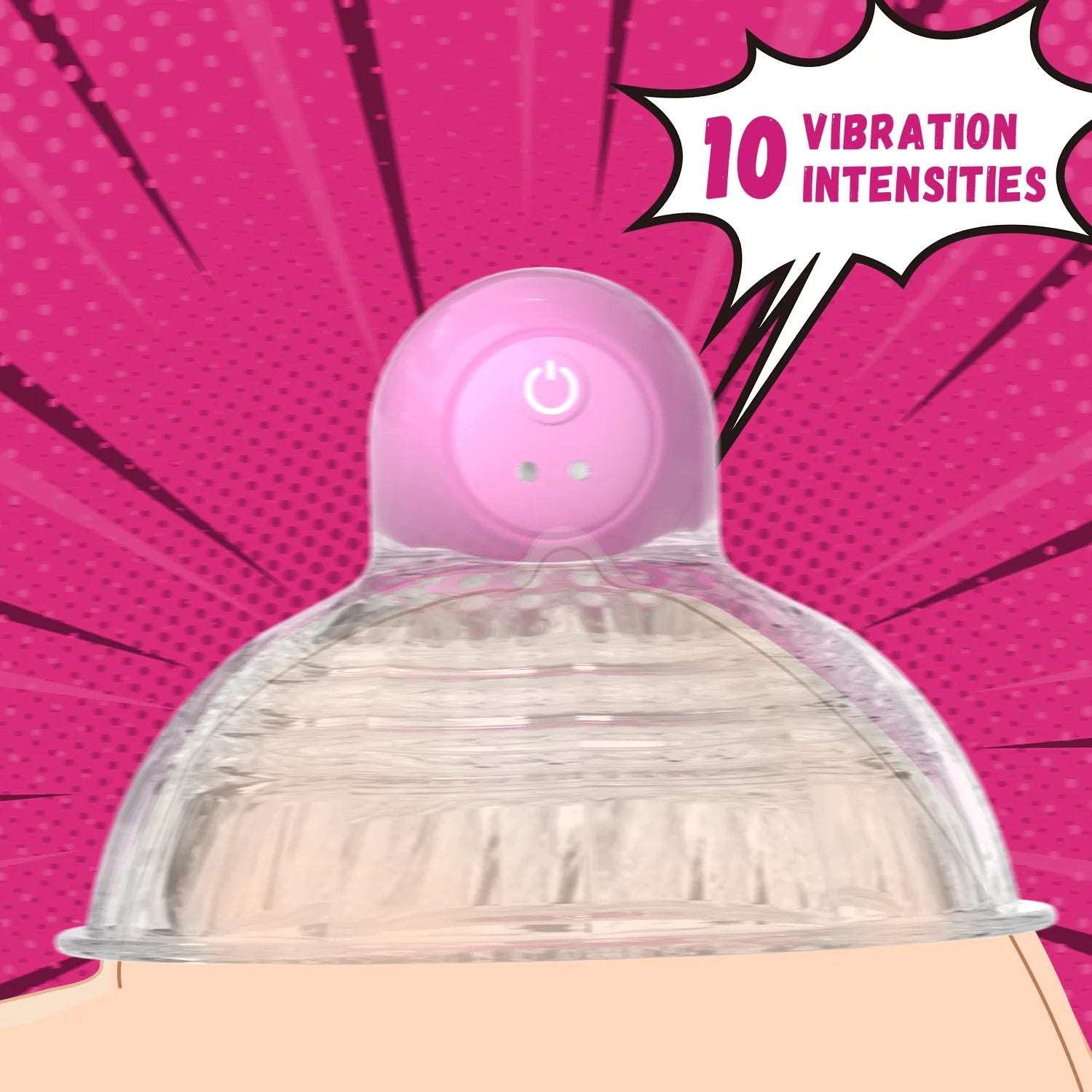 Remote-Controlled Vibration Nipple Teasers