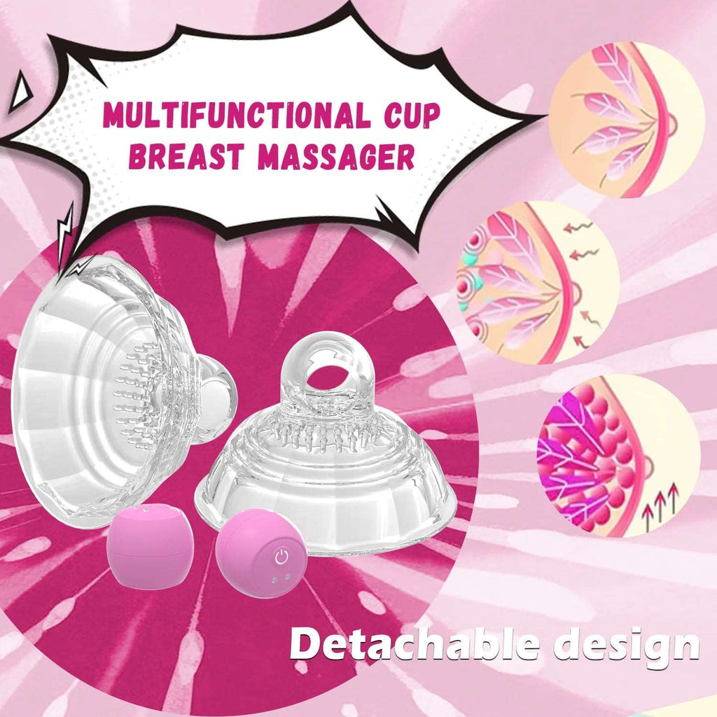 Remote-Controlled Vibration Nipple Teasers