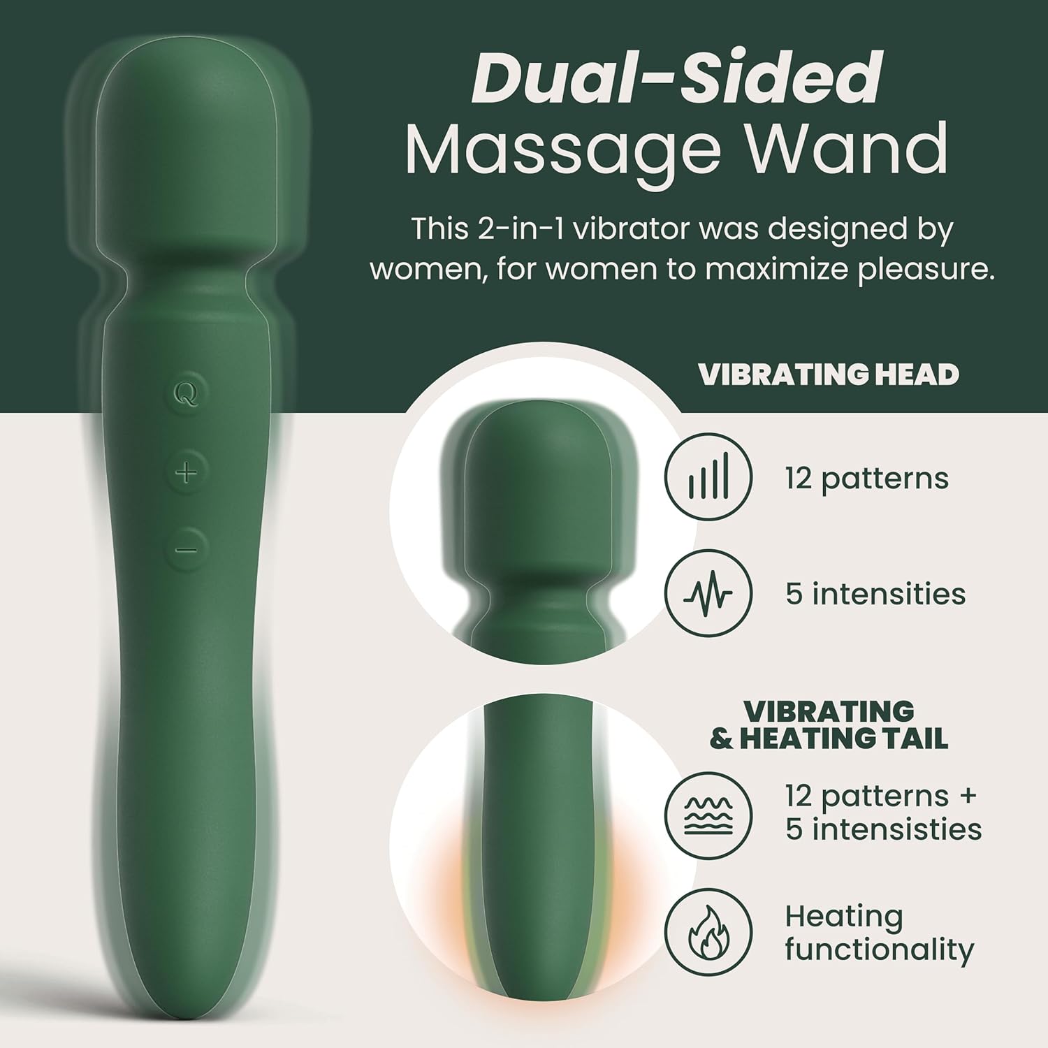 MystiqueHaven Dual-Action Clitoral Stimulation Wand