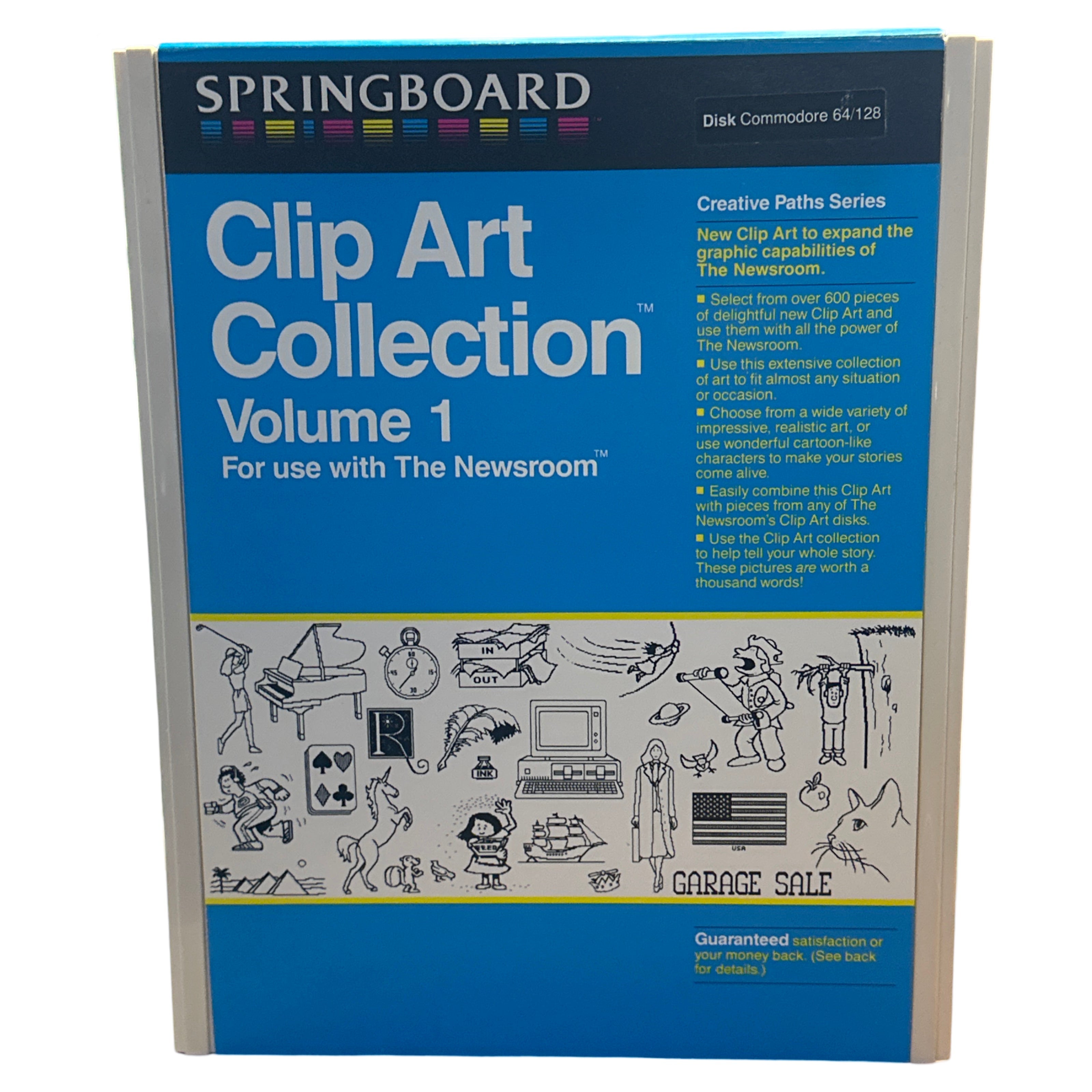 Colección de Clip Art Springboard Volumen 1 - Commodore 64/128