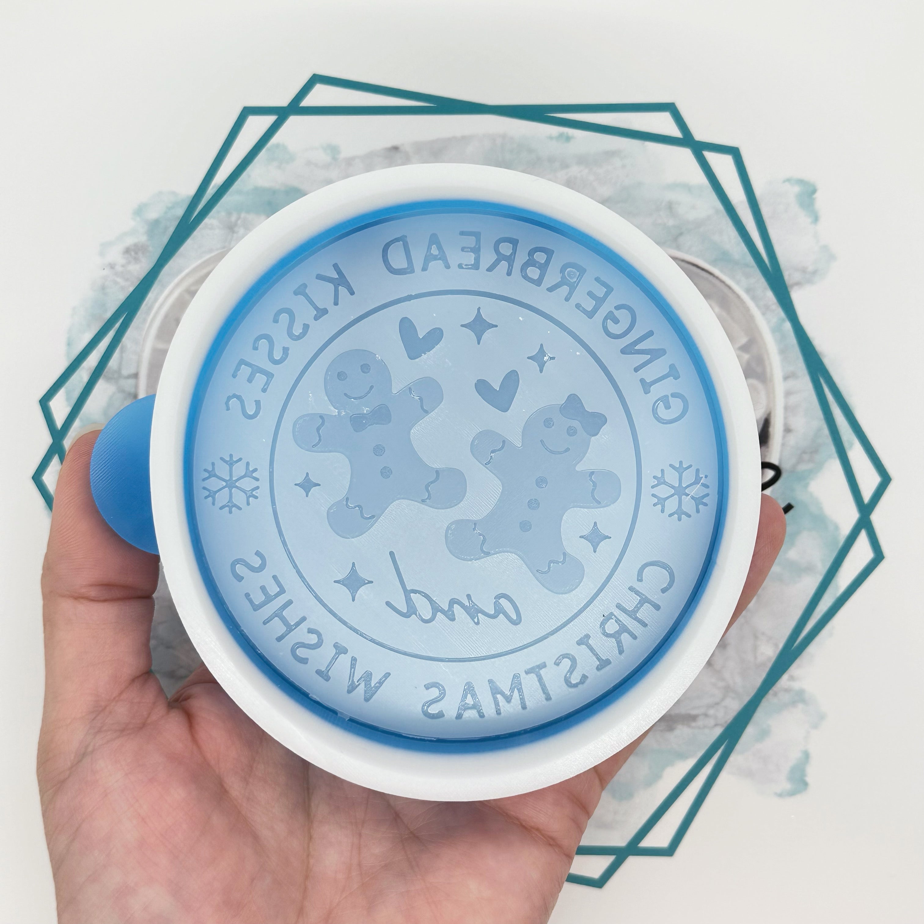 Gingerbread Kisses Freshie Mold