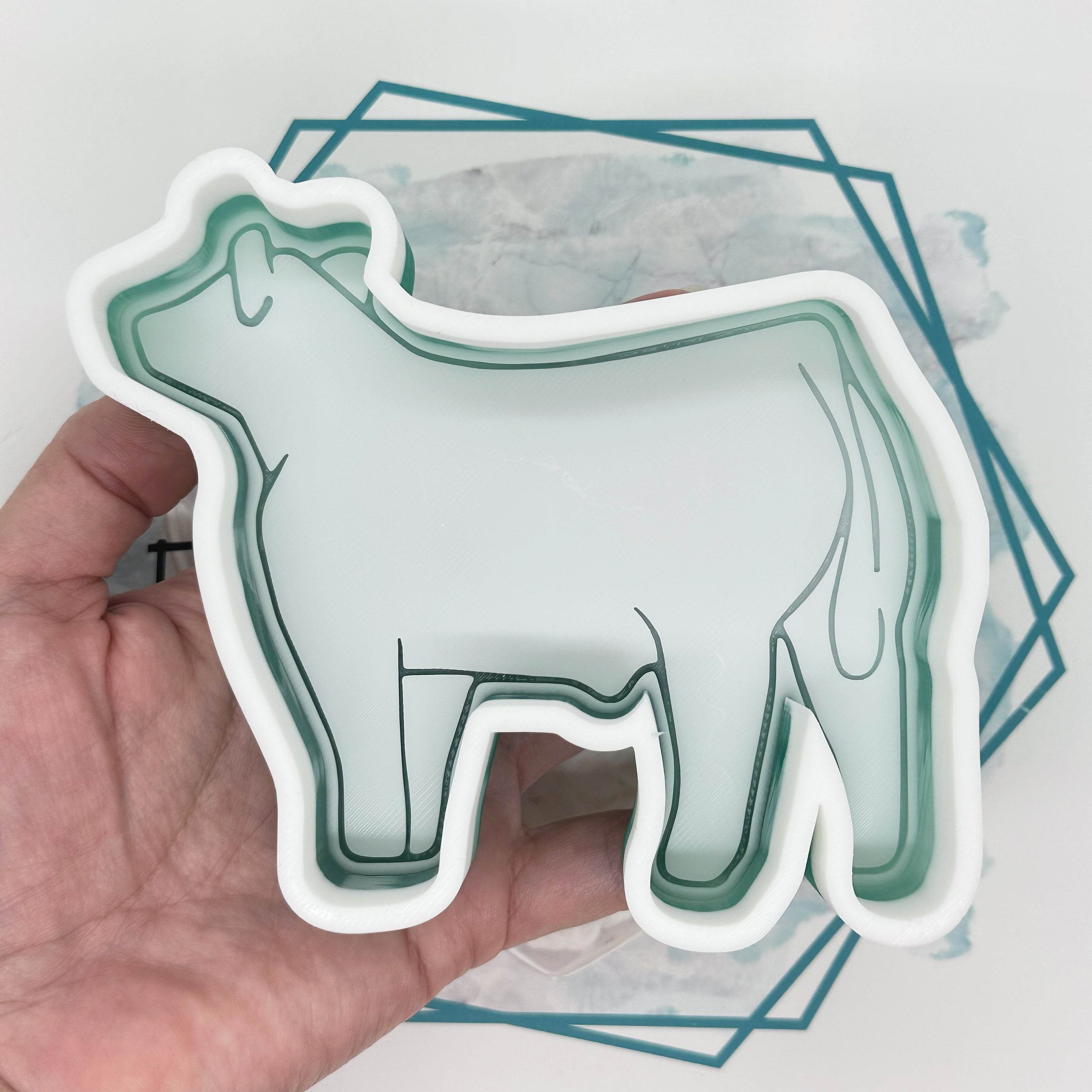 Market Steer Freshie Mold