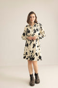 Vow & Vine Midi Dress in Ivory Dusk